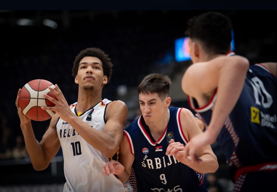 EuroBasket U18 H : la Belgique s&rsquo;incline (76-88) face à la Serbie et ne verra pas les demi-finales