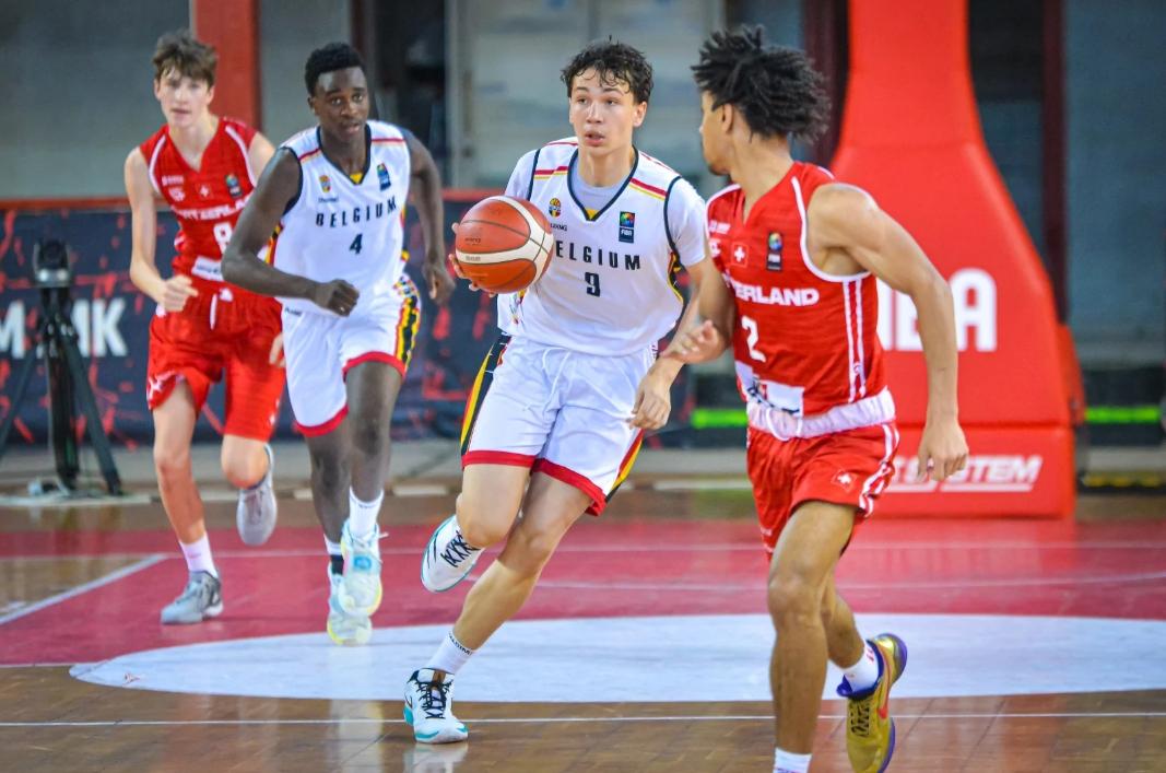 EuroBasket U16 : la Belgique vient à bout de la Suisse (65-61) et termine la phase de groupes invaincue !