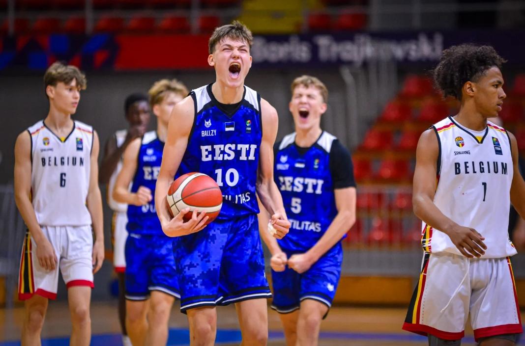 EuroBasket U16 H : surclassée par l’Estonie (46-67), la Belgique privée de finale