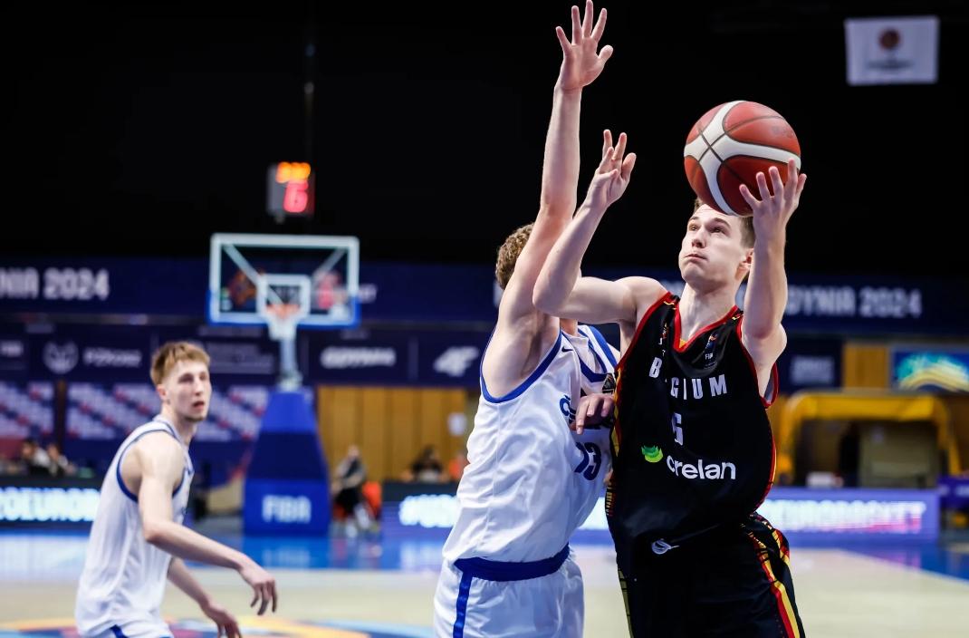 EuroBasket U20 H : la Belgique élimine la Tchéquie (78-68) et retrouve les demi-finales