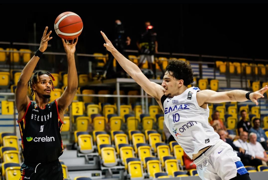EuroBasket U20 H : la Belgique s&rsquo;incline de justesse face à la Grèce (68-70) et manque le podium