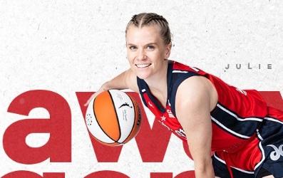 WNBA : Julie Vanloo peu en réussite… mais les Mystics gagnent encore !