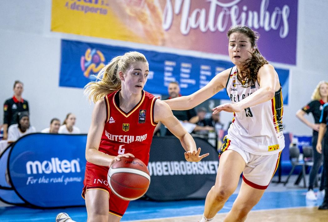 EuroBasket U18 F : la Belgique résiste à l’Allemagne (69-64) et disputera les quarts de finale