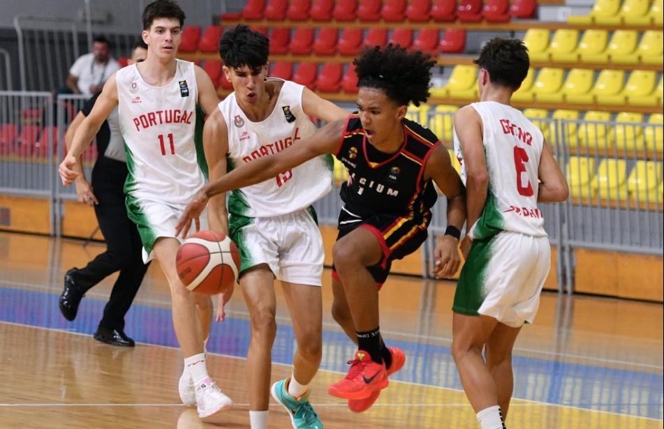 EuroBasket U16 : la Belgique l’emporte tranquillement (82-52) contre le Portugal pour son entrée en lice