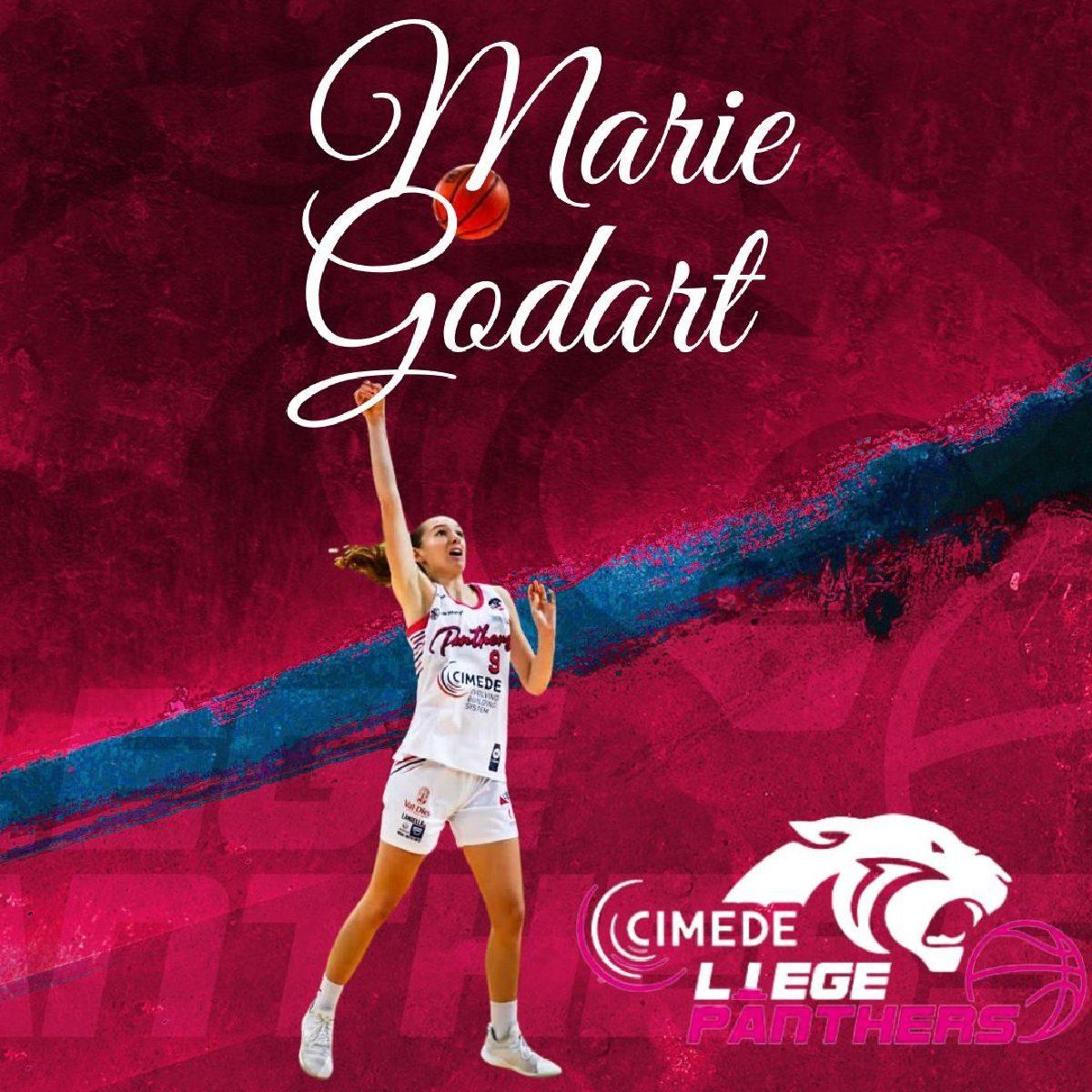Marie Godart rempile avec Liège Panthers