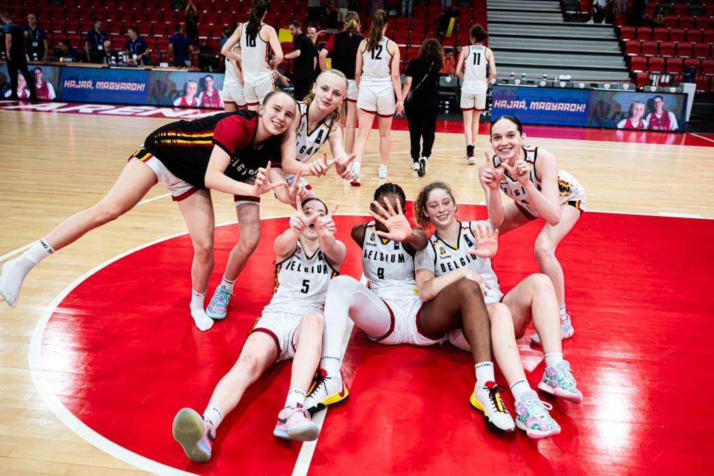 EuroBasket U16 F : la Belgique s’impose facilement face à la Slovénie (86-52) et termine à une belle 5e place