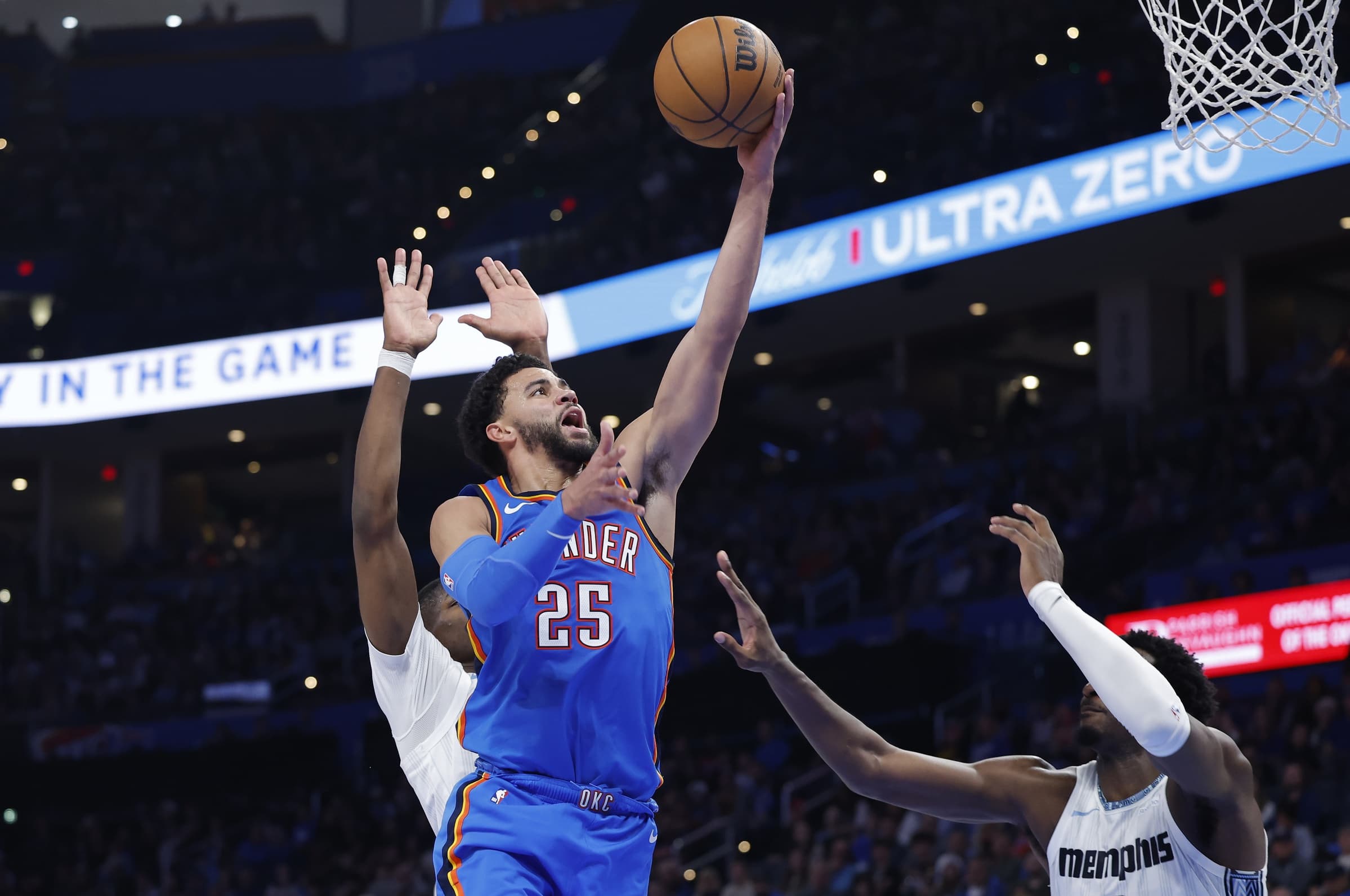 Le Thunder repart de l’avant, Detroit refroidit Portland